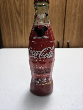 2003 Coca-Cola Disney Mickey Mouse 75th Anniversary Bottle 8oz –LIMITED EDITION